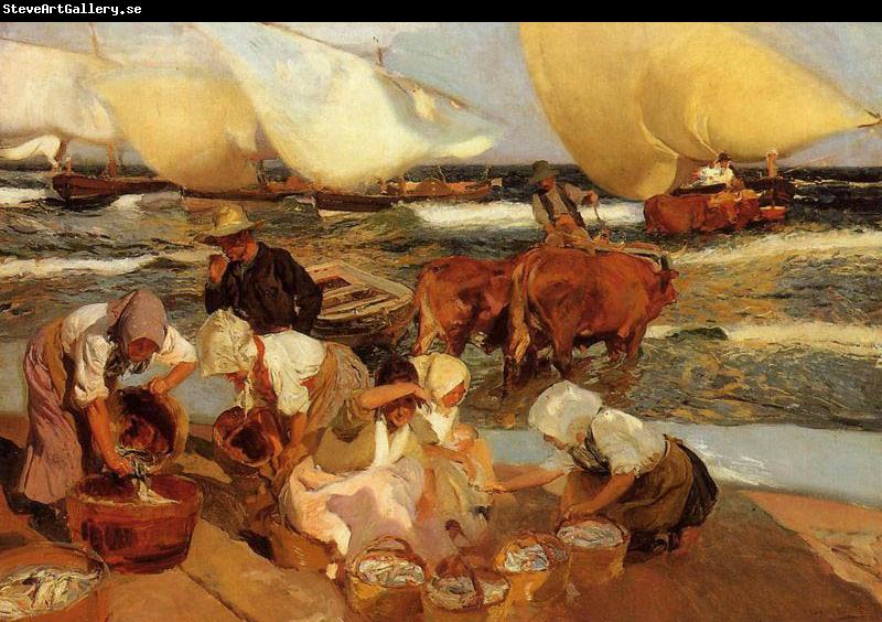 Joaquin Sorolla Beach at Valencia,